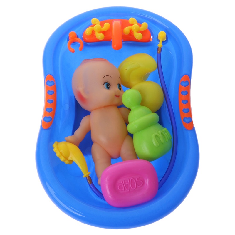 Mary 1Pack/5Pieces Pool &amp; Water Toy Mainan Mandi Interaktif Hadiah Musim Panas Liburan Pantai Mengambang Set Untuk Balita Bayi1