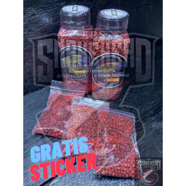 PELET MEDED ORIGINAL REPACK  untuk Channa Auranti, Limbata, Pulchra, Stewartii & Andrao