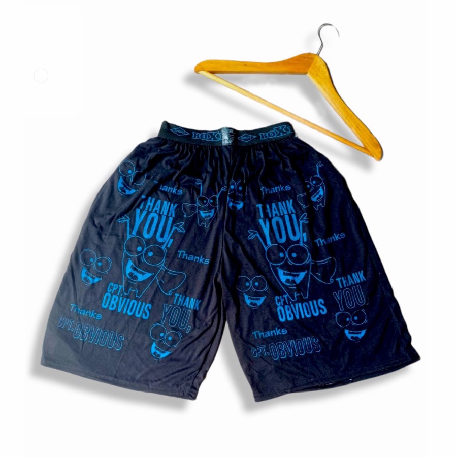 Celana Boxer Pendek Pria Dewasa Santai Kolor Bokser Katun Unisex XL