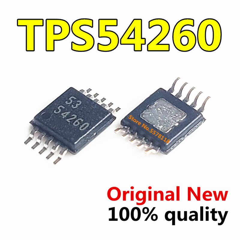 100pcs100% Baru54260 TPS54260 TPS54260DGQ TPS54260DGQR msop-10 Chipset Dalam Stok