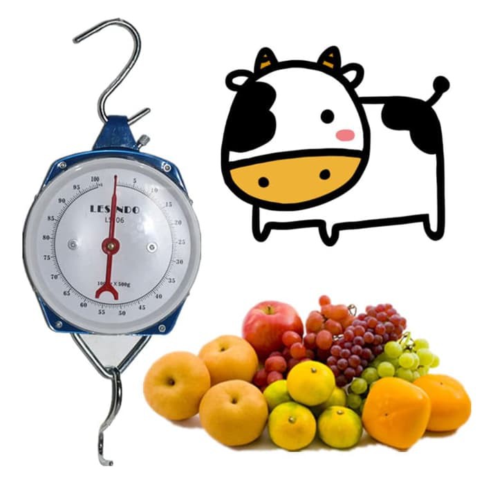 Timbangan gantung 25kg 50kg 100kg analog / Hanging scale