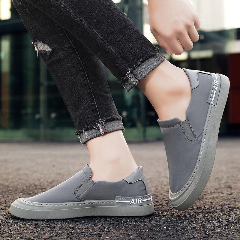 Mainland Sepatu Slip On Pria Formal Sport Sepatu Kerja Olahraga Impor Santai Cowok Casual MC105