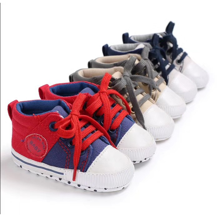 LittleAaron B156 BABYDENIM Sepatu Anak Laki Sepatu Bayi Prewalker Shoes newborn 3-18 bulan Sport Termurah Sendal Bayi Anak Cewek Cowok