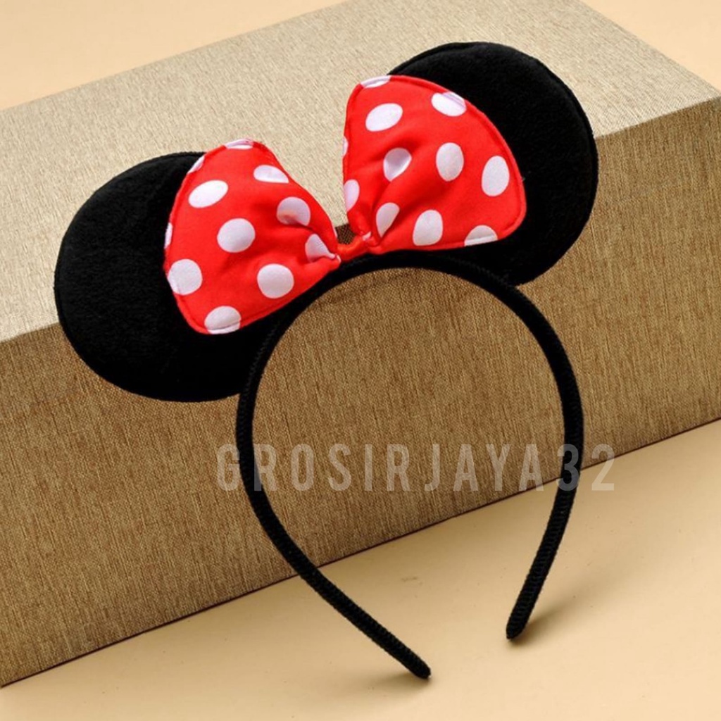 Bando mickey mouse bando aksesoris rambut pita Mickey Mouse Miki Tikus Murah Berkualitas