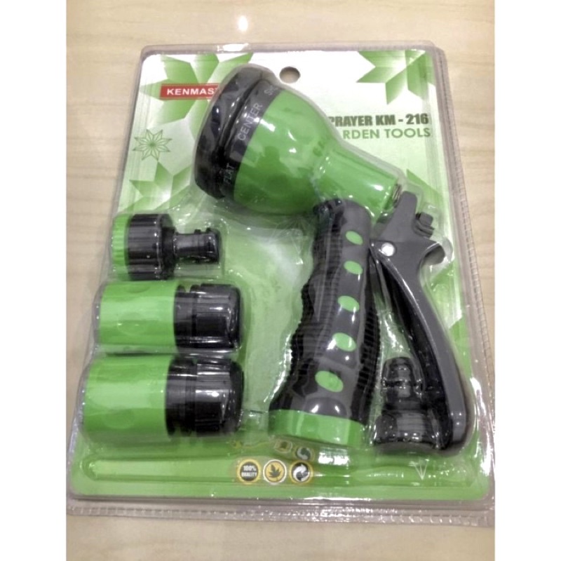 Gun semprotan air tanaman 7posisi Gun sprayer kepala semprotan air 7 posisi kenmaster