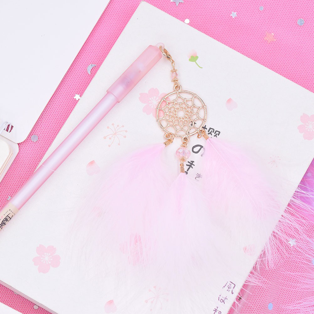 【SALE】Dreamcatcher Pendant Gel Pen Creative Signature Pen Student Stationery Gift School Office Supply