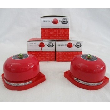 Bell Bel Kring AC 2 inch Bahan Besi Merah/Alarm Bell Suara Kencang sekalii