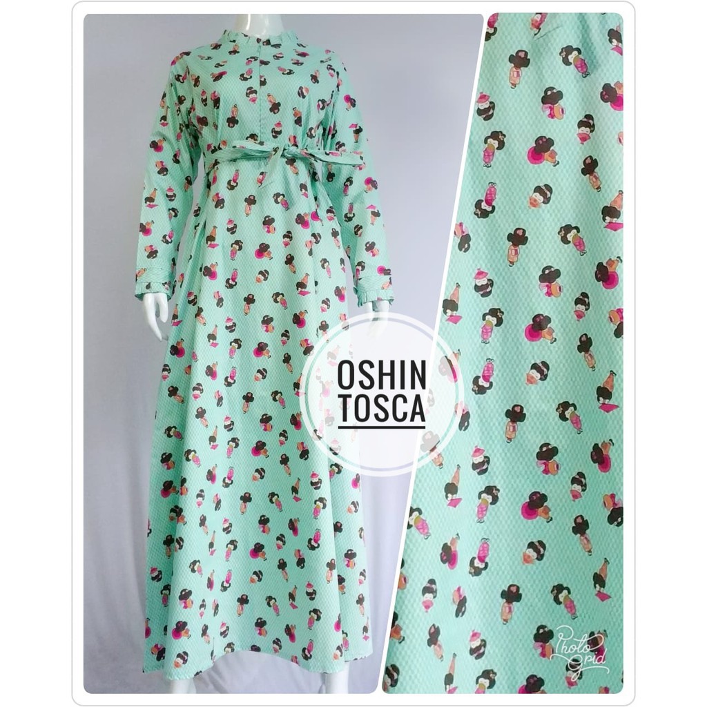 Gamis Katun Jepang Ory Motif Oshin