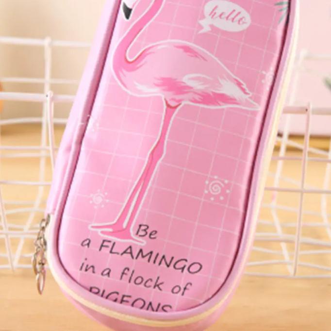 

------] tas pensil pemegang flaminggo lucu
