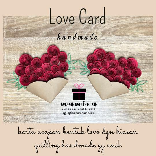 kartu ucapan ultah pernikahan quilling handmade