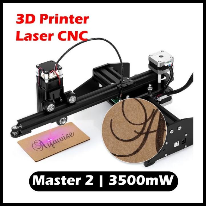 Mesin Laser Grafir Engraving Cnc 3500Mw Printer 3D Portable