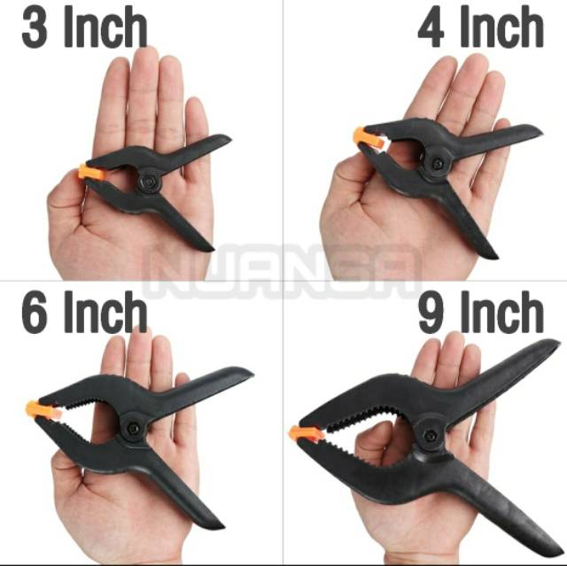 3 INCH Spring Clamp Alat Penjepit Multiplek Klem Jepit Catok Kayu Banner Foto Quick Clamp 3 Inch