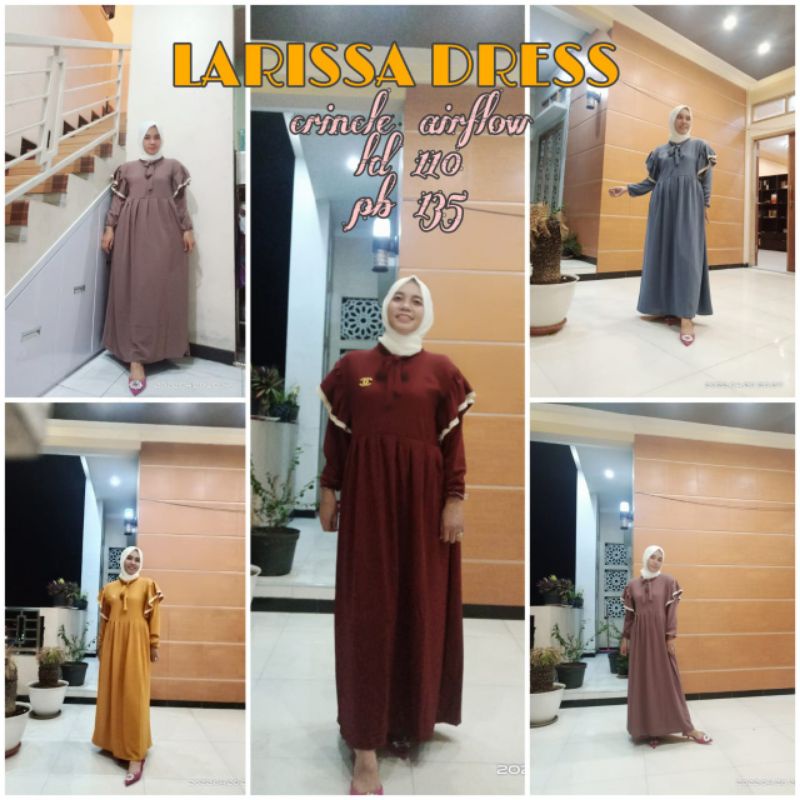 GAMIS CRINCLE AIRFLOW/ LARISSA DRESS