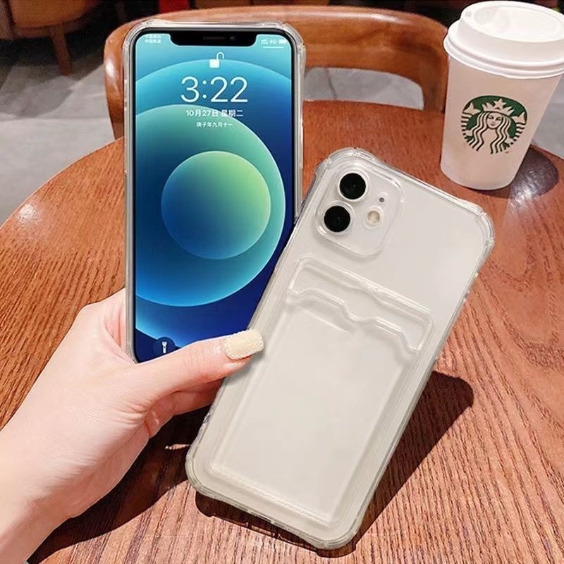 Soft Case Transparan Warna Permen Untuk iPhone 12 11 Pro X XS MAX XR SE2 7 8 Plus