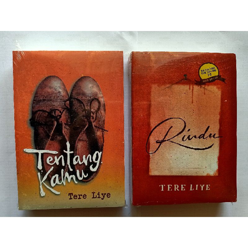 novel Tere Liye paket 2 buku tentang kamu & rindu