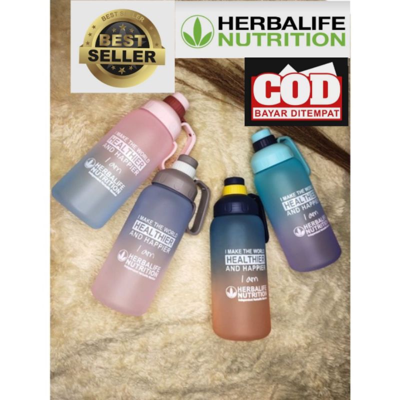 Botol minum Motivasi JUMBO / BOTOL MOTIVASI DESAIN / botol minum pelangi / Botol minum uk1800ml