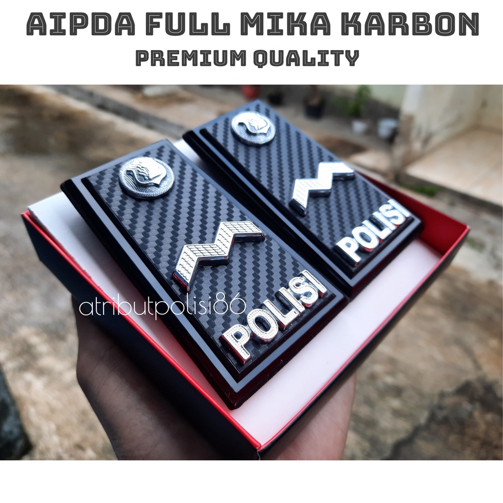 PANGKAT AIPDA - PANGKAT AIPDA AKRILIK CARBON - AIPDA POLRI - PDH POLRI - PANGKAT POLRI - PANGKAT AIP