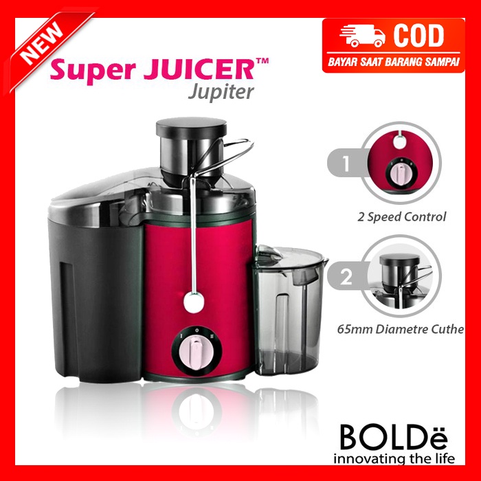 BOLDE Super Juicer Jupiter Kualitas Bagus Design MewahJupiter Kualitas Bagus Design Mewah