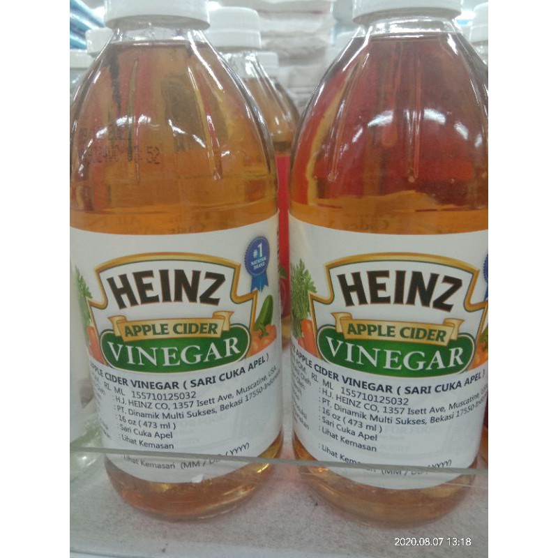 

473ml HEINZ Apple Cider Vinegar / Sari Cuka Apel