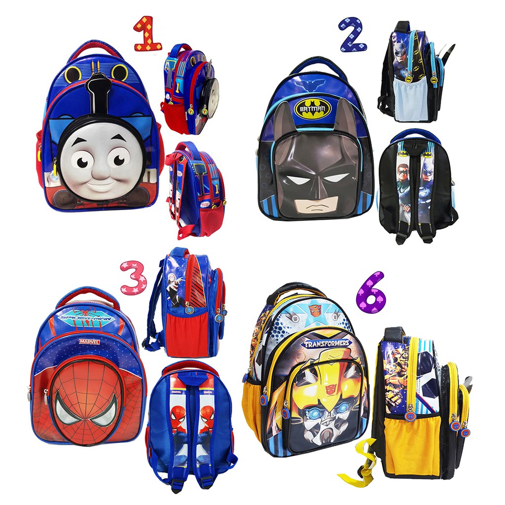 PROMO Tas  Anak  Sekolah  Ransel TK PG Anak  Laki  Laki  Bahan 