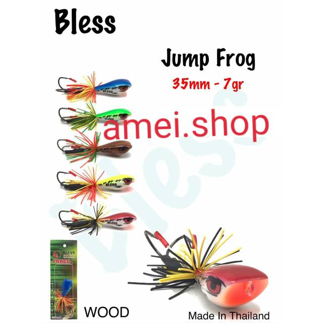 Jump frog bless, umpan pancing buatan made in thailand