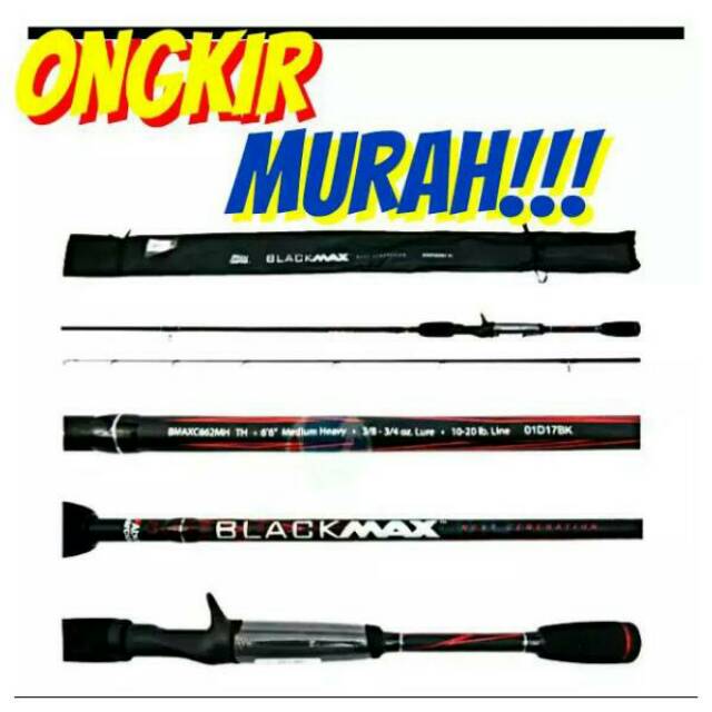 JORAN BC BAITCASTING ABU GARCIA BLACK MAX PROMAX