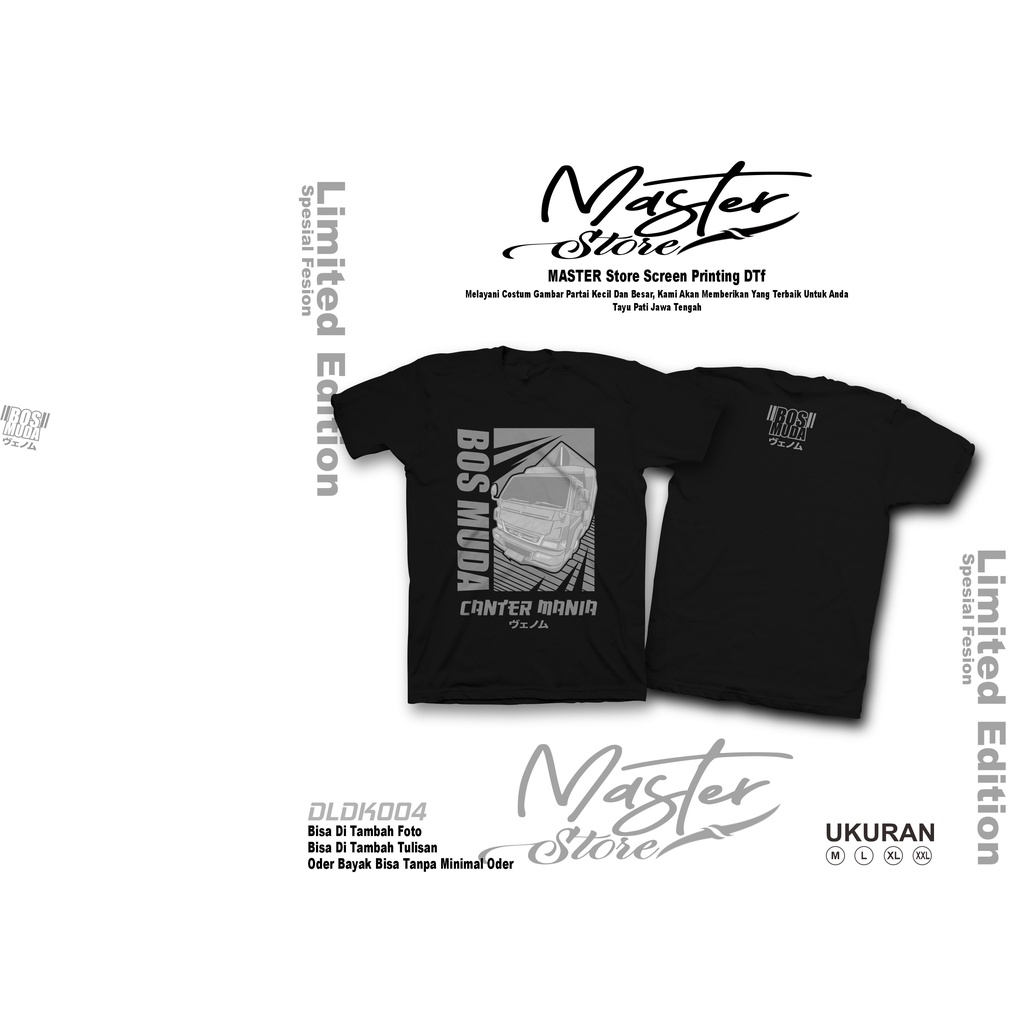 Kaos Boss Muda Original Kaos Truck mania kaos distro truck mania indonesia pria wanita Costum
