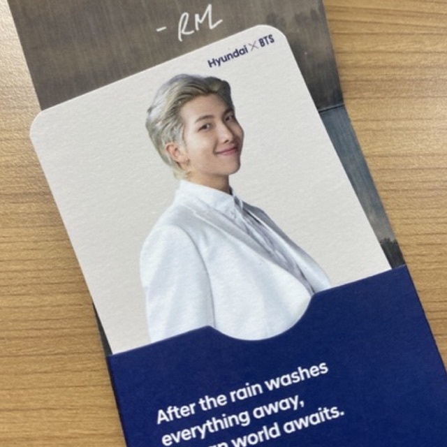 (BOOKED) pc bts x hyundai RM Jimin Taehyung Suga JK