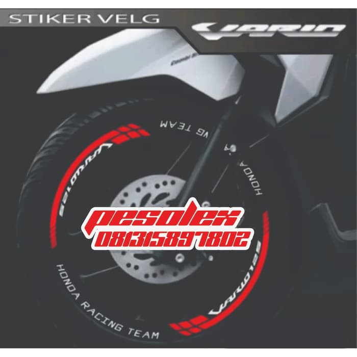 Cutting Sticker Velg Vario 125