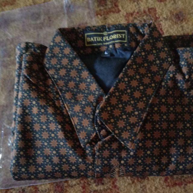 Batik Solo Kemeja Batik Panjang Gurdo Truntum Florist11 Batik Amanah Surakarta 137.000