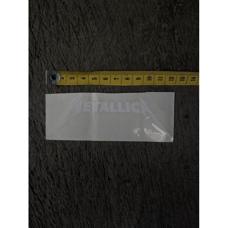 

sticker band metallica cutting