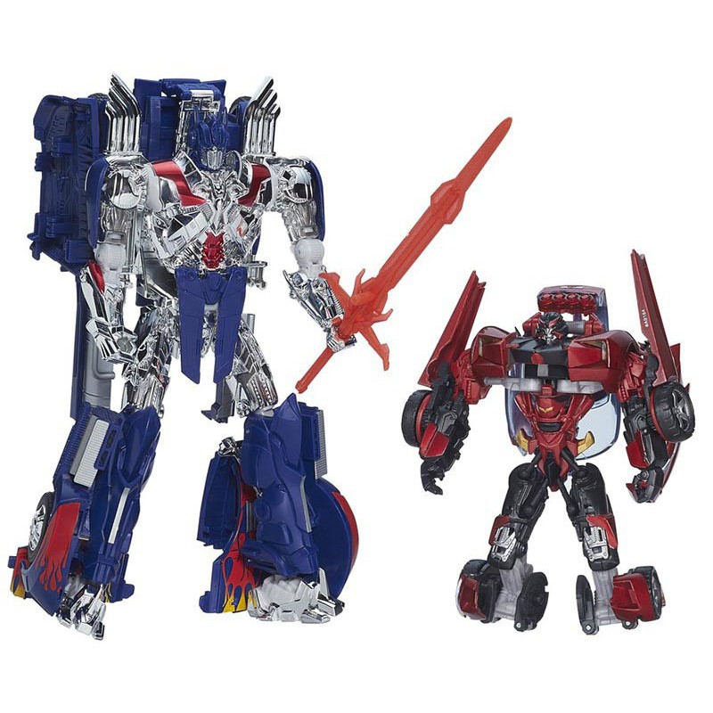 Transformers Platinum Edition OPTIMUS PRIME Trailer &amp; Sideswipe Hasbro