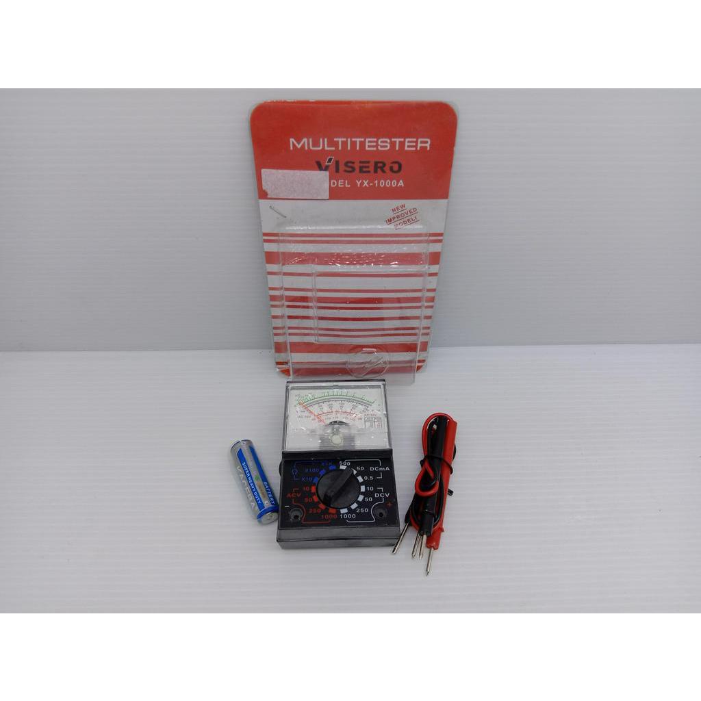 Avometer Kecil Murah / Multitester Visero YX-1000a Analog