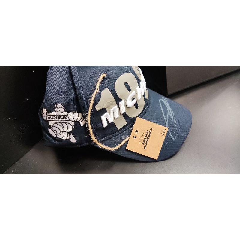 Koleksi MotoGP Topi tanda tangan Asli Franco Morbidell MotoGP no 21  Souvenir hadiah original MotogpGP Mandalika MotoGP