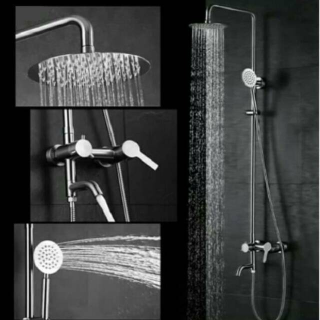 Shower coloum stainless steel 304 / Shower tiang mandi set/shower coloum