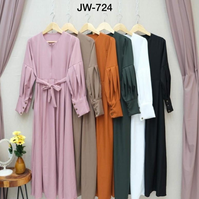 [KODE BARANG H6212] GAMIS VECKA REMPEL BALLON DAILY BUSUI DRESS WANITA MOSCREPE PREMIUM