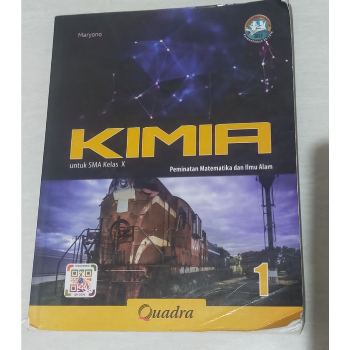Buku Kimia kelas 10 Quadra