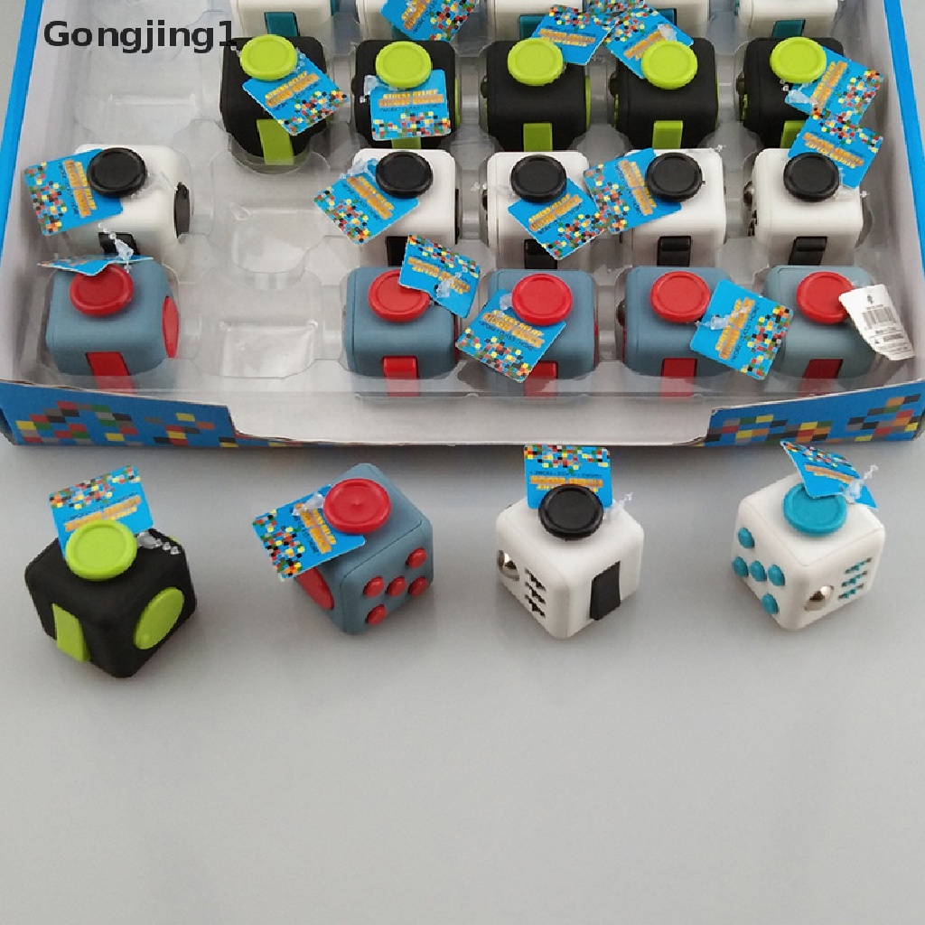 Gongjing1 Ralix Fidget Cube Puzzle Untuk Menghilangkan Stress / Cemas / Meningkatkan Fokus