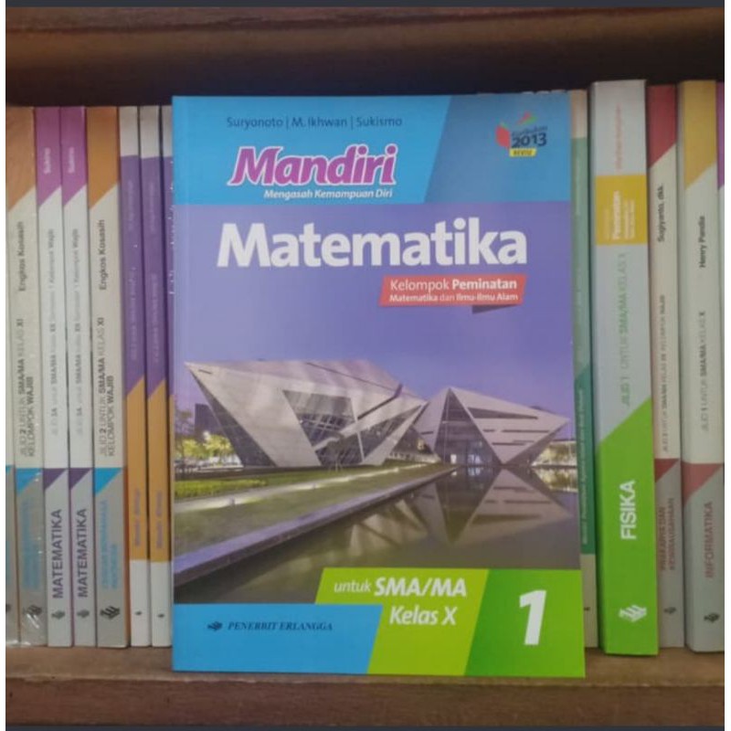 Buku Mandiri Matematika Peminatan Kelas X Revisi Erlangga