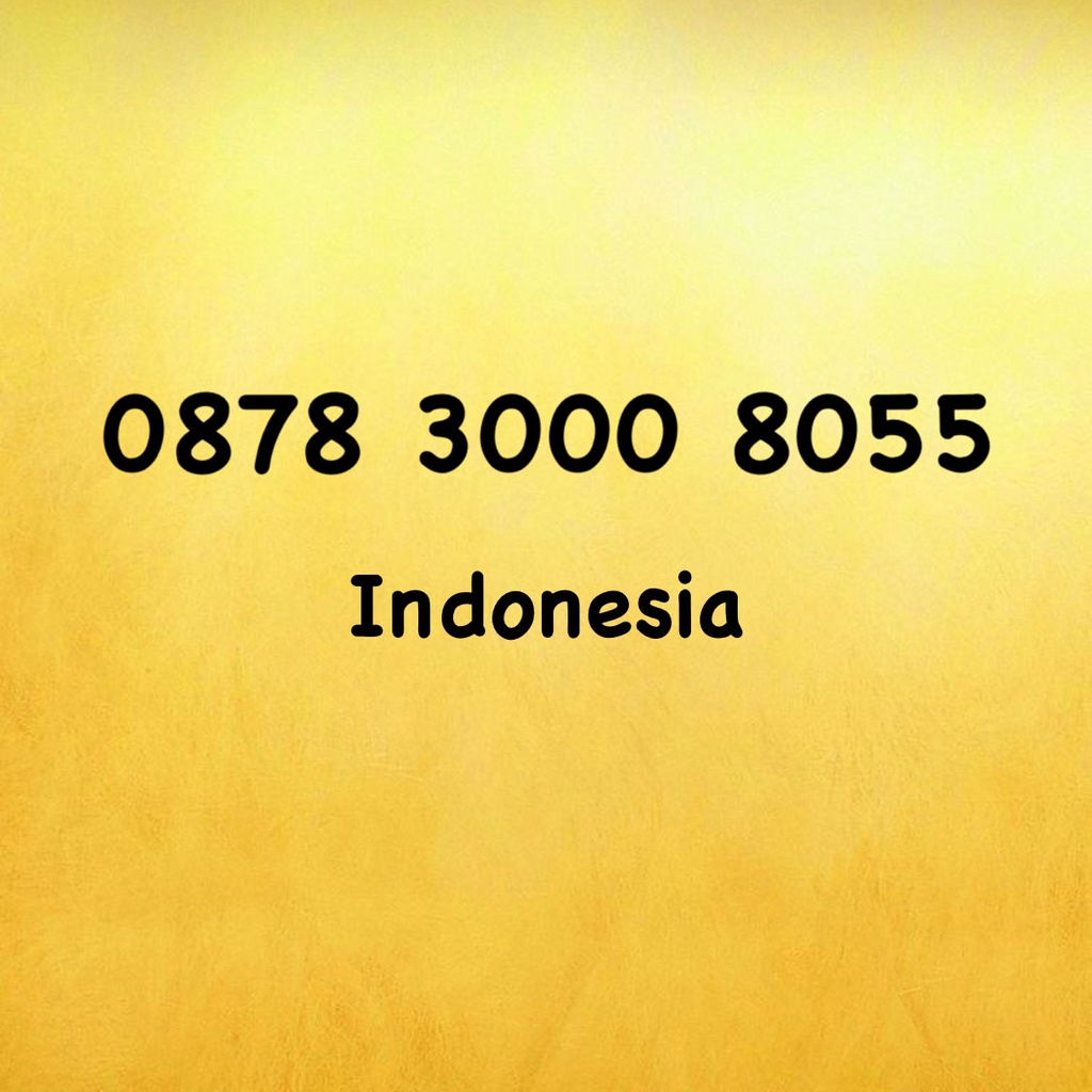 Nomor Cantik XL Bebas Seri BOSS - BOS - 805 - 0878 3000 8055