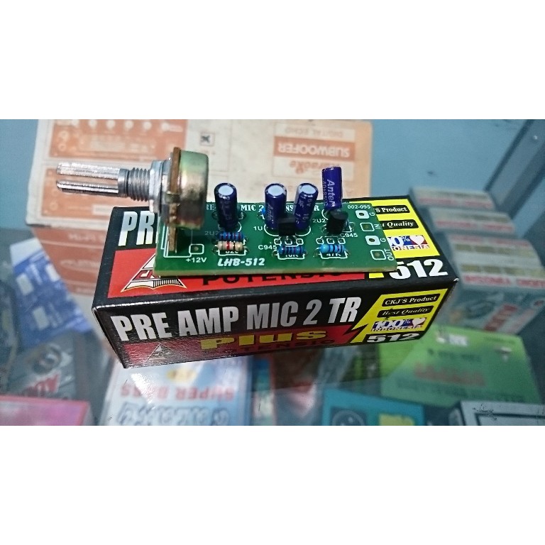 PRE AMP MIC 2TR PLUS POTENSIO CKJ 512