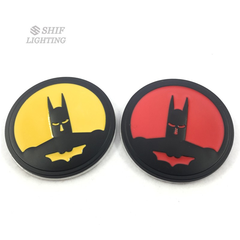 1Pc Stiker Logo Batman Bahan Metal Untuk Mobil / Motor