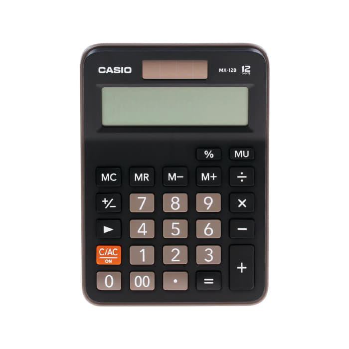 

CASIO VALUE SERIES CALCULATOR MX-12B - HITAM