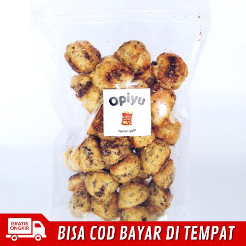 Soes Coklat Kering 100 gr / Kue Sus Mini Manis / Sus Kering Cemilan Snack Kiloan Coklat Makanan Cami