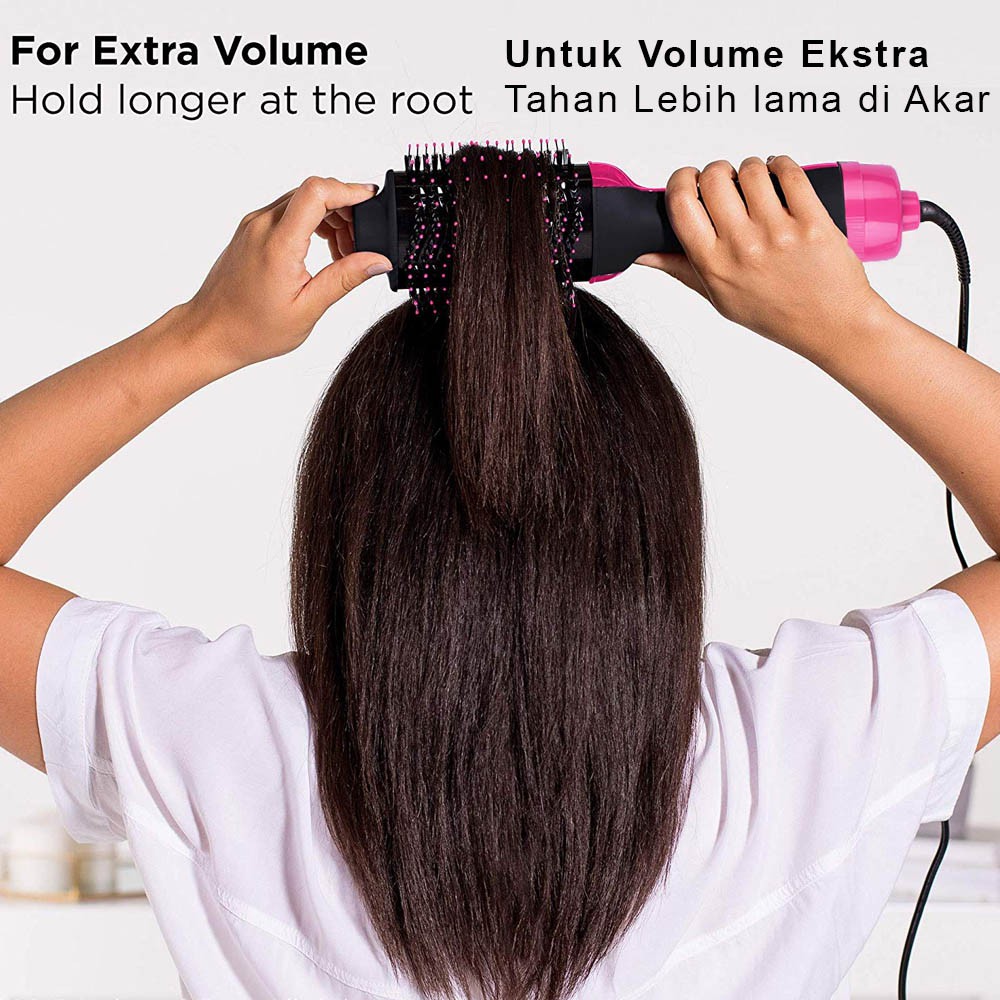 One Step Hair Dryer And Styler - Penata Rambut Pelurus, Pengering Rambut Dan Sisir