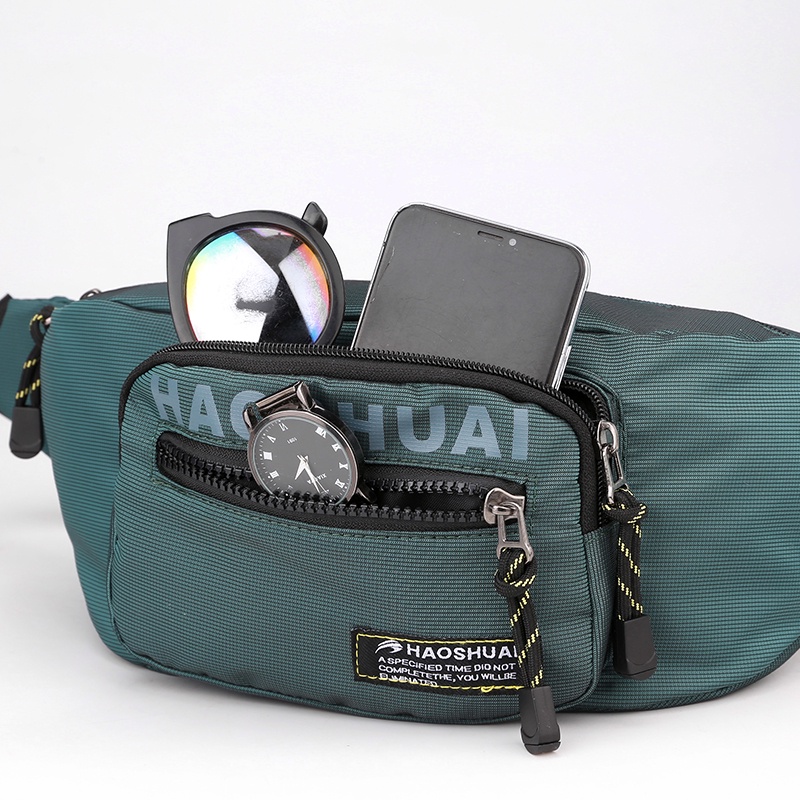 HAOSHUAI 5116 Tas Selempang Pria Wanita Waistbag Waterproof WATCHKITE WKOS