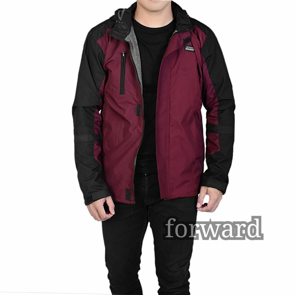 Jaket parka parasut gunung motor original forward