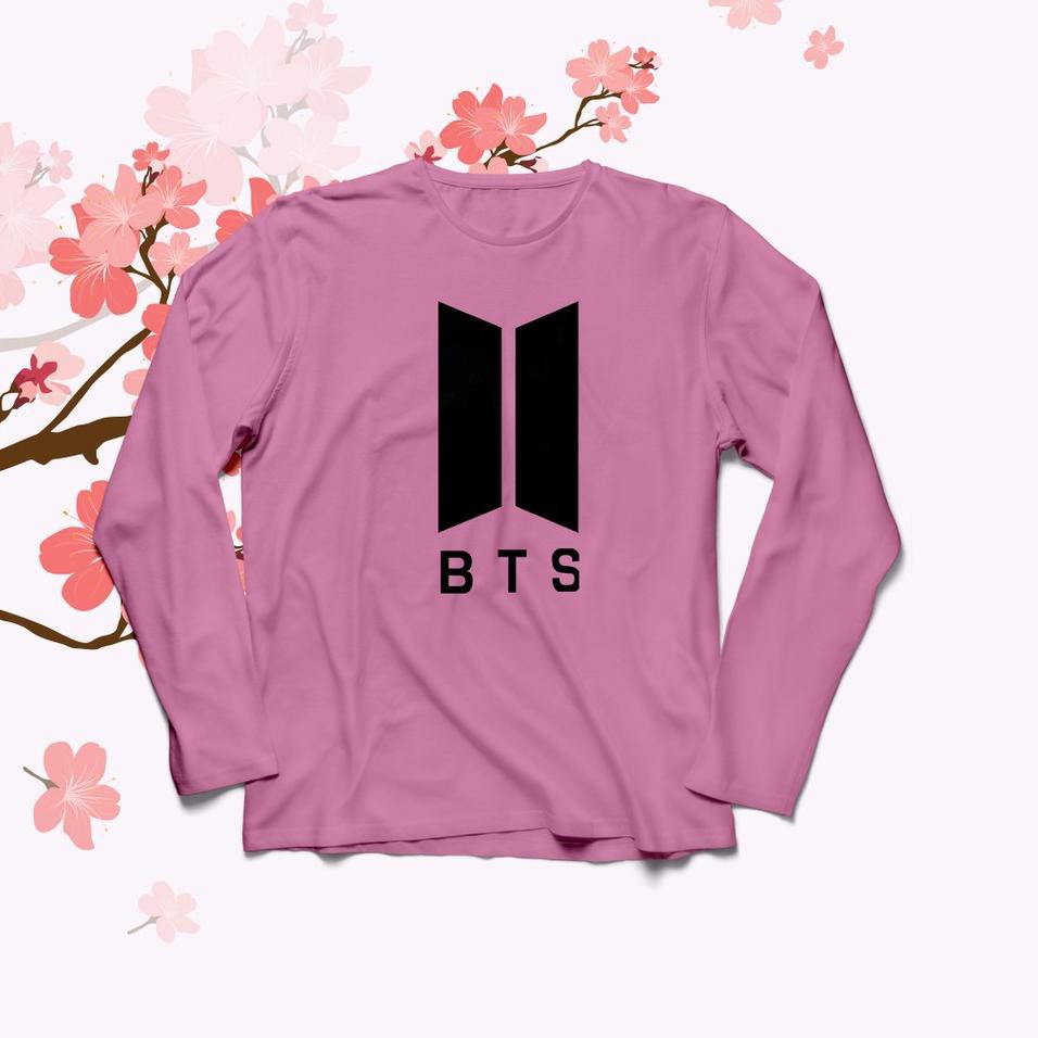 Recomended.. YELONIX - BAJU KAOS BTS ARMY LENGAN PANJANG CEWEK SOFT SPANDEK TSHIRT CEWE LONGSLEEVE T