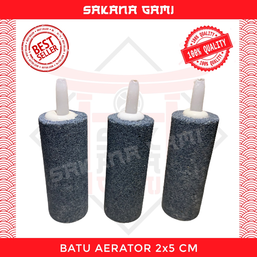Batu Aerator 2 X 5 CM / Batu Aerator Besar Aerasi / Batu Gelembung Udara