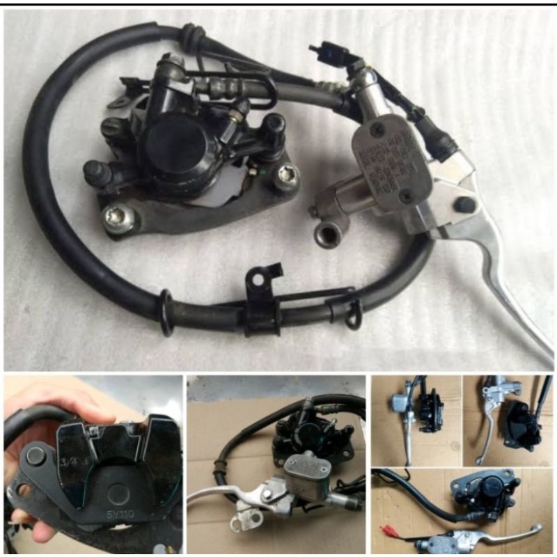 1 SET MASTER REM DEPAN YAMAHA MIO SOUL KARBU, YAMAHA FINO KARBU KALIPER CAKRAM DEPAN YAMAHA FINIO KA